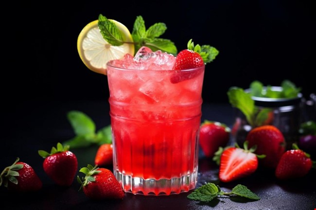 Çilekli Mojito